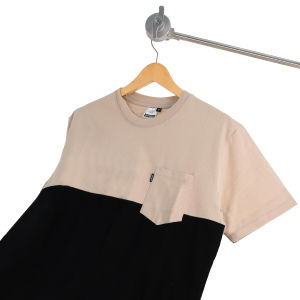 Otsky Kaos Pria Two Colour Cotton Combed 24s Pendek Polos