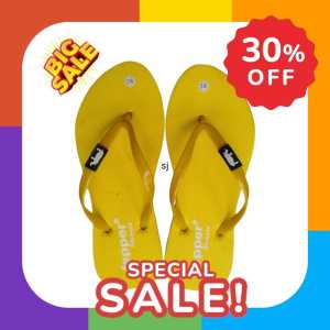 Sandal Wanita Flat Sandal PVC Motif Floral Tahan Lama - Pilihan Warna Eksklusif