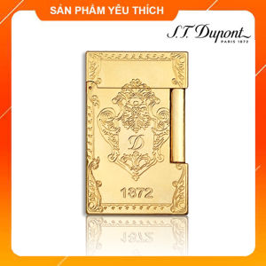 Hộp Quẹt Bật Lửa Dupont D198V Họa Tiết Hình Khiêm Khắc Chữ D Tinh Xảo - Dùng Ga Đá Cao Cấp