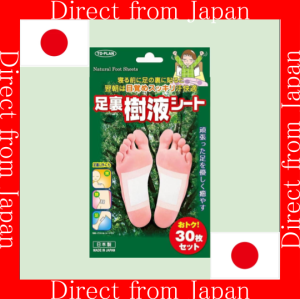 【Direct From Japan】TO-PLAN Detox Foot Pads | Natural Bamboo Charcoal Detoxification Relaxation