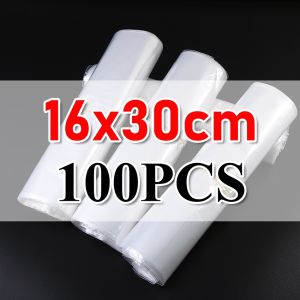 100Pcs POF Clear heat shrink wrap Pouch Heat Seal Bags Gift Packing Environmental friendly Seal Bags