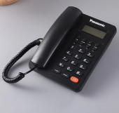 Panasonic โทรศัพท์บ้าน KX-TSC8206CIDTelephone โทรศัพท์ตั้งโต๊ะแบบมีสาย (สายเดี่ยว) โทรศัพท์บ้าน โทรศัพ(จัดส่งจากกรุงเทพ)