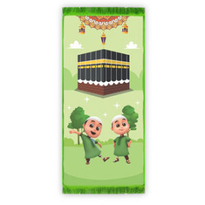 Sajadah Anak Seri Boy Printing Karakter Lucu Travel Praying Mat Baby Shark