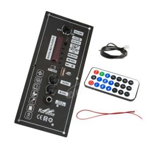 3.7V Amplifier Board Bluetooth Module Square Dance Speaker Support Bluetooth Aux TF-Card U-Disk Recording 5-8inch 30W Speaker Amplifier