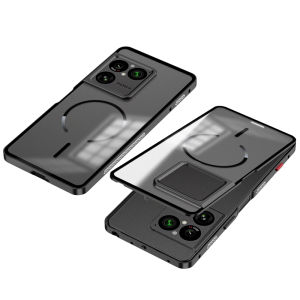 Case For Sony Xperia 1 VIII Case For Aluminium Alloy Metal Frame Matte Transparent Acrylic Cover