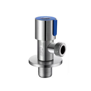 304 Stainless Steel One Way Angle Valve 1/2" Valve With Ring Cover For Faucet Toilet High Quality