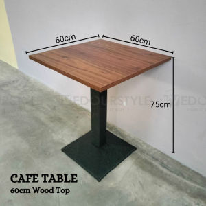 Vedourstyle Cafe Table 75cm Balcony Coffee Table Restaurant Dining Table Meja Kafe Meja Makan 餐桌