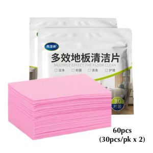 60pcs Floor Cleaning Detergent Sheet for Decontamination Anti Bacteria