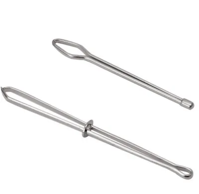 Polocat 2 Pieces Clothespins Elastic Band Needle Rope Threading Guide Device DIY Sewing Tool
