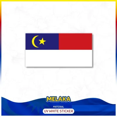 STICKER UV BENDERA MALAYSIA & NEGERI - Untuk Motor Kereta Helmet Dompet & Pelbagai / Hi-Quality / Kalis Air / Tahan