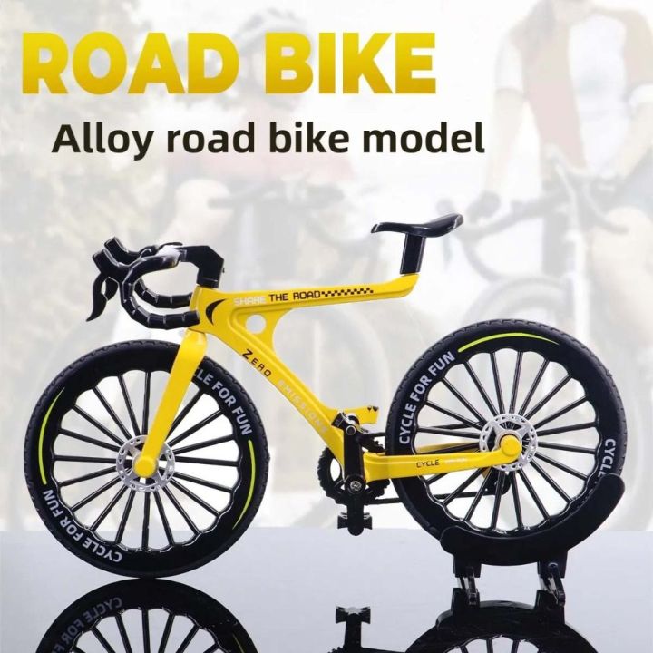 xe Đạp Đường trường 700c java veloce 16s... SIRENXI Mô phỏng Mô hình xe đạp mini Đua kim loại Tỷ lệ 1:8 Đồ chơi xe ...