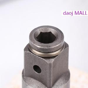 daoj MALL อะแดปเตอร์ประแจแบบไม่ใช้แปรงถ่านหัวเปลี่ยนก้านประแจเหล็กชุบโครเมี่ยมวาเนเดียม