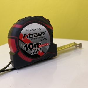 ตลับเมตรอย่างดี (10เมตร) ทนทาน ตัวหุ้มฉนวนยางกันกระแทก ตกไม่แตก แต่ขายถูก (ไม่ใช่เกรดทุกอย่าง20 นะ) ความหนาแผ่น 2.5 ซม.ดึงได้สุด