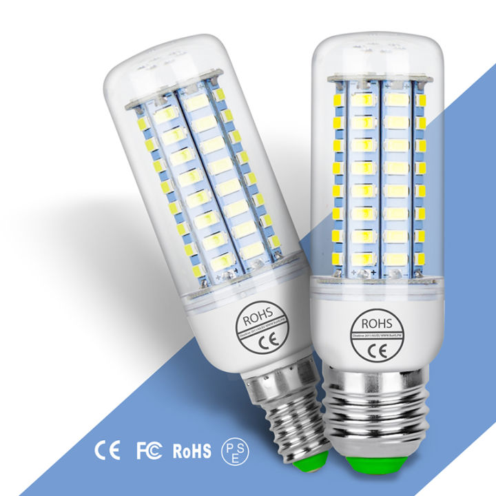 Graceful E27 E14 7W 9W 12W 15W 20W 25W 5730 SMD LED Corn Bulb Lamp ...