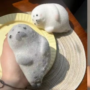 Con Dấu Dễ Thương Squishy Đồ Chơi Giảm Căng Thẳng Động Vật Mềm Bóp Fidget Đồ Chơi Để Bàn Trang Trí Quà Tặng Cho Người Lớn
