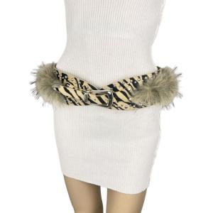 Studded Dây thắt lưng cho phụ nữ thanh lịch furred sang trọng vành đai sang trọng maillard Màu Retro đai thắt lưng phong cách punk Studs