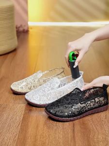 Comfortable Durable Non-Slip Slip-On Shoes For Mothers New Summer Casual Shoes With Shallow Design Breathable Soft Sole And Soft Upper For Women
