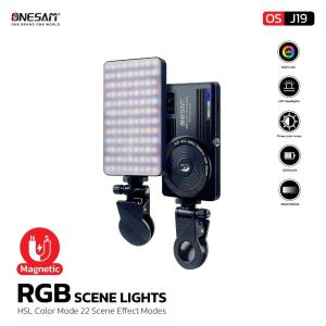ไฟเสริมแบบพกพา ONESAM รุ่น OS-J19 RGB SCENE LIGHTS ของแท้ 100% รับประกัน 1 ปี