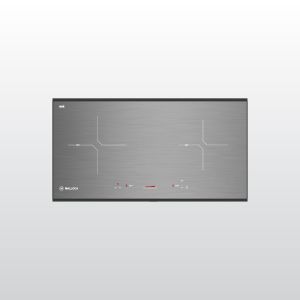 Bếp Từ 2 Vùng Nấu Malloca MH-02IS Hiệu Ứng Metalic - Booster 2000W - Điều Khiển Trượt Slider Siêu Nhạy - Khoá Phím An Toàn - Bảo Hành 3 Năm