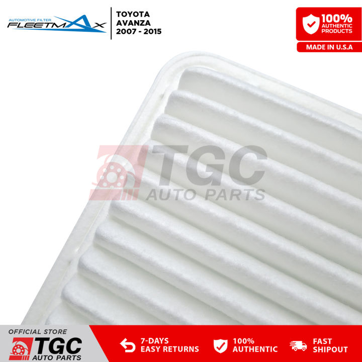 Fleetmax%20Air%20Filter%20/%20Air%20Cleaner%20ELEMENT%20TOYOTA%20AVANZA%20%202007%20-%202015%20FAS%208553%201PC%20-%20Image%204