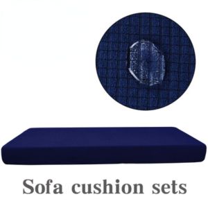 1/2/3/4 Seat Elastic Funiture Protector Jacquard Sofa Cushion Cover Washable Removable Sofa Protector Seat Cushion