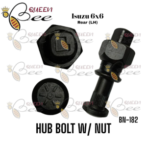 QUEENBEE Isuzu 6X6 TRUCK REAR HUB BOLT WITH NUT WHEEL DRUM STUD BOLT RH/LH BN-182