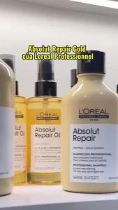 Dầu gội xả Loreal Professionnel phục hồi tóc hư tổn Absolut Repair full size