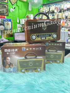 RADIO M115BT KLASIK DENGAN BLUETOOTH KAYU RETRO AM RADIO FM DENGAN PEMAIN USB/TF/BT/AUX(MP3)