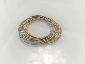 Carbon Steel Wire Bracelet Spring Bracelet Retractable String Spring Bracelet Spiral Bracelet Stackable Coil Bracelet