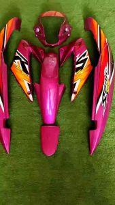 ชุดสีโซนิคใหม่ สีม่วงแดง (7 ชิ้น)