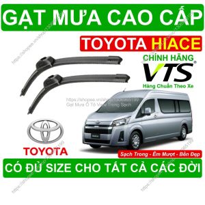 Gạt Mưa Kính Lái Toyota Hiace Cặp Gạt Mưa Kính Lái Toyota Hiace Có Đủ Size Cho Các Đời Xe Toyota Hiace Sạch Êm Bền