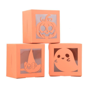50Pcs hộp kẹo Halloween Đa Năng Tổ Chức đồ dùng gia đình Cho Kid Cô Gái sinh nhật đám cưới Quà Tặng Gói Cung Cấp