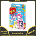 Sanrio UNO Card Game 112 Cards Family Party Gift Game English Verison. 