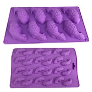Kirilgu Silicone Fondant Chocolate Moulds Baking Gadgets for DIY Soap Crafts Decoration 5T9N4