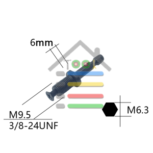 KONEKTOR CHUCK ADAPTOR 3/8 10MM - 1/2 13 MM SOCKET SDS HEXAGONAL