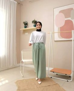 Celana Kulot Crinkle Airflow Premium Size M-XL / Kulot Cringkel Airflow / Kulot Jumbo