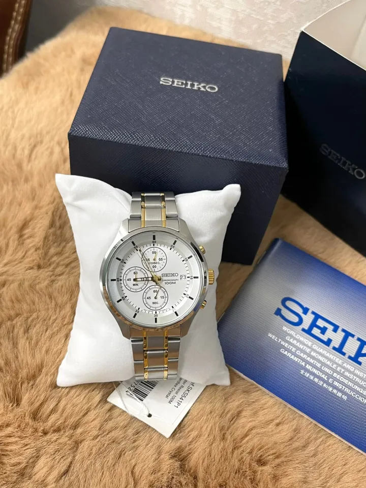 Seiko SKS541P1 Quartz Chronograph Hardlex Crystal Glass Stainless