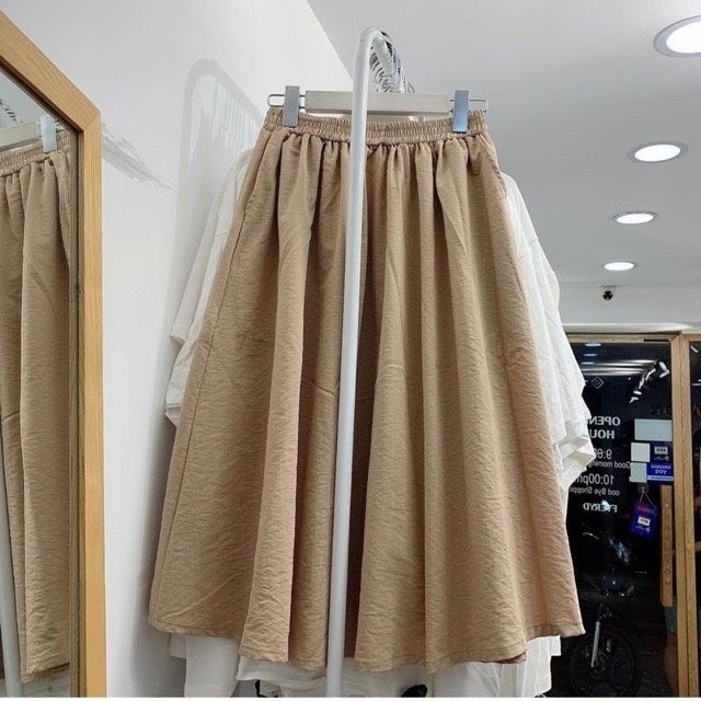 Chân váy A Xẻ Dáng Dài Hàn Quốc Vải Tuyết Mưa Rất Mê | Shopee Việt Nam