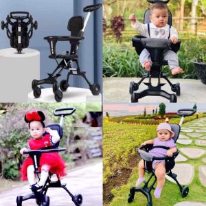 [Giá sỉ] XE ĐẨY 5 BÁNH SIÊU THỊ - TẶNG KÈM GIỎ CHO BÉ + xe đẩy siêu nhẹ Q1