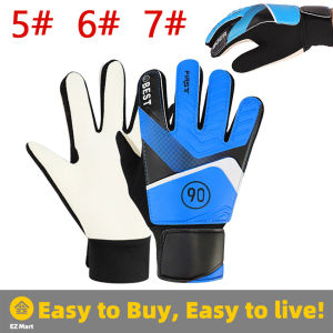 【Fast Shipping】 1Pair Kids Soccer Goalkeeper Gloves Finger Protection Goal Thickened Latex Football Gloves for Children Futbol Goalkeeper LZC-Kid-Goalkeeper-Gloves