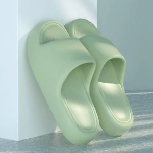 Free Shipping 4.0Eva Sandals For Men And Women Summer Outdoor Wear Home Indoor Bathing Non-Slip Soft Bottom Silent Slippers
