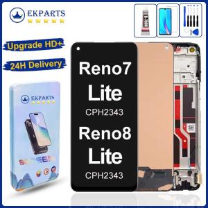 6.43 LCD For OPPO Reno7 8 Lite CPH2343 CPH2343 Display Touch Screen Digitizer Assembly Replacement With Free Tools+Glue