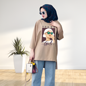 Blouse Terbaru 2024 Yougo Blouse Bahan Kaos Katun Combed Apk Sablon Baju Atasan Wanita Lengan Panjang Jumbo