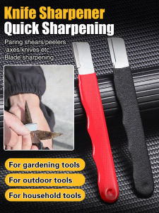 Alloy Steel Knife Sharpener/Blade Honing Tool/Kitchen Garden Use/Quick Efficient Sharpening/Outdoor Household/For Gardeners Cooks
