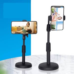 ขาตั้งโทรศัพท์มือถือ ขาตั้งโทรศัพท์ (1 แถม1) ขาตั้งไลฟ์สด ที่ตั้งโทรศัพท์มือถือไลฟ์สด ขาตั้งกล้องมือ ปรับระดับได้