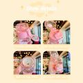 Kuromi water bottle Sanrio Botol air Melody Cinnamoroll 550ml Clear Glass Summer Portable Mug Children School Drinking Mug Girls Cute Cartoon Mugs kanak-kanak cup. 