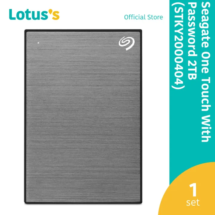 Seagate One Touch 2Tb With Password [Blue / Silver / Black / Red / Rose Gold / Space Grey]