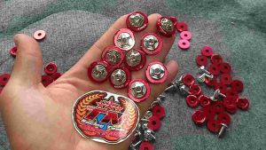 Ốc Salaya Inox 304 5li xoắn đầu dù gắn dàn áo Yamaha Ốp pô E