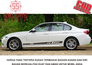 Stiker Mobil Sedan Simple Keren Variasi Cutting Sticker Samping Bawah Pintu