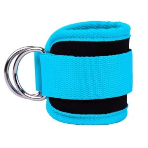 A8626 Double D-Ring Gym Ankle Straps Neoprene Padded Adjustable Straps Leg Training Straps Safety Safety Buckle Adjustable Ankle Cuffs Gym Workouts